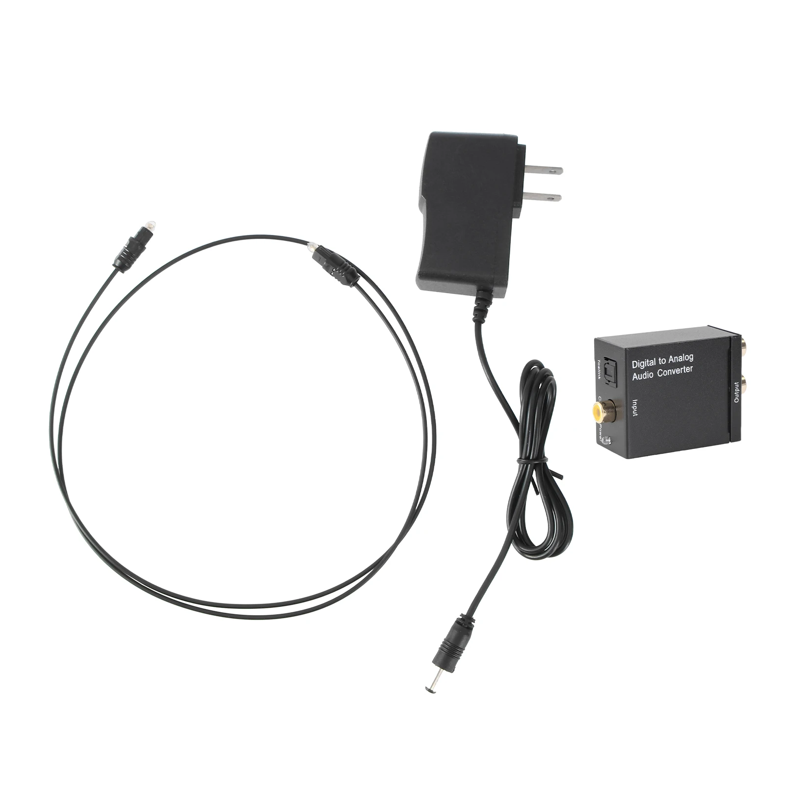 

Digital To Analog Optical SPDIF Coax To Analog L/R Audio Converter For DVD With Internet BOX With Optical Cable