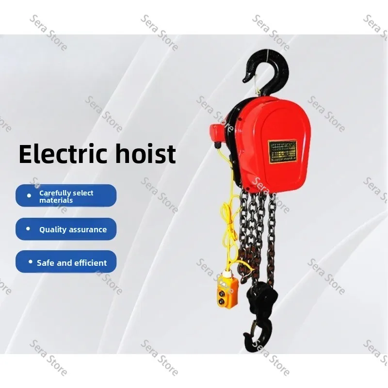 Ring chain electric hoist 1 ton 2 tons 3 tons 5 tons ring chain type small hook electric hoist hoist