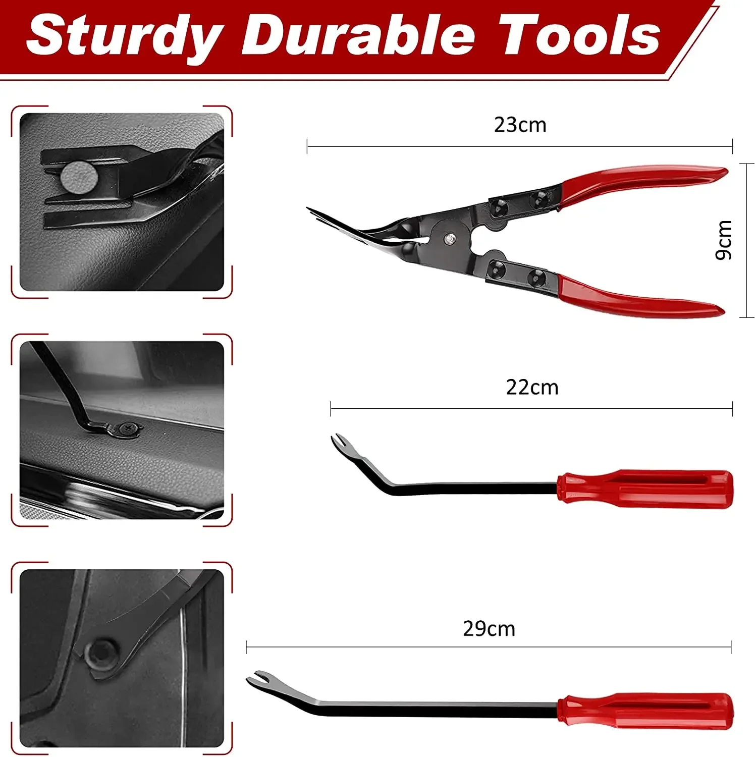 Auto werkzeuge Auto Innen Demontage kit kunststoff trim removal tool auto clips puller diy Panel Werkzeuge für auto trim puller set