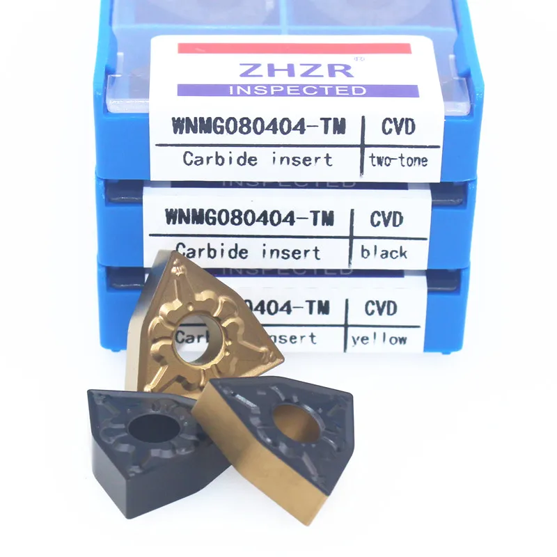 Free Shipping WNMG080404/08/12-TM External Turning Tools CNC lathe carbide insert Processing steel