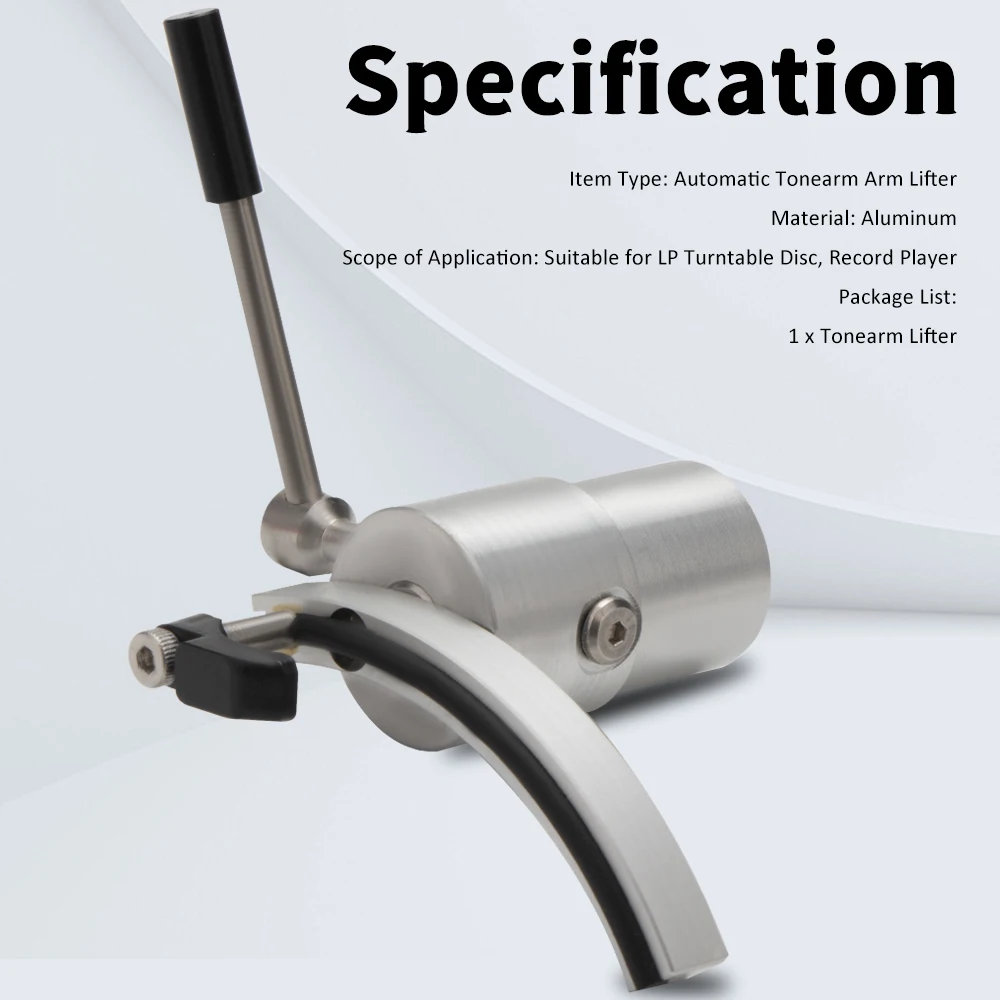 Preffair QB04 Automatischer Tonarmheber aus Aluminium für LP-Plattenspieler und Plattenspieler – Einzelstück – Detail 3