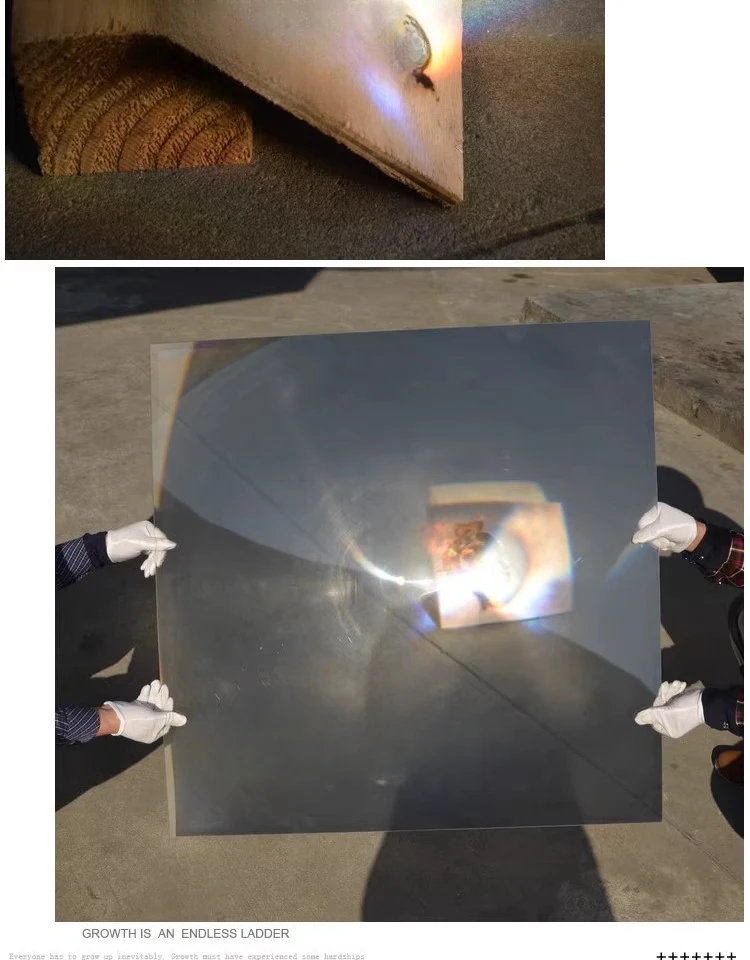 800 مللي متر مربع كبير بصري PMMA البلاستيك الشمسية فريسنل مكثف عدسة البعد البؤري 890 مللي متر مكثف للطاقة الشمسية