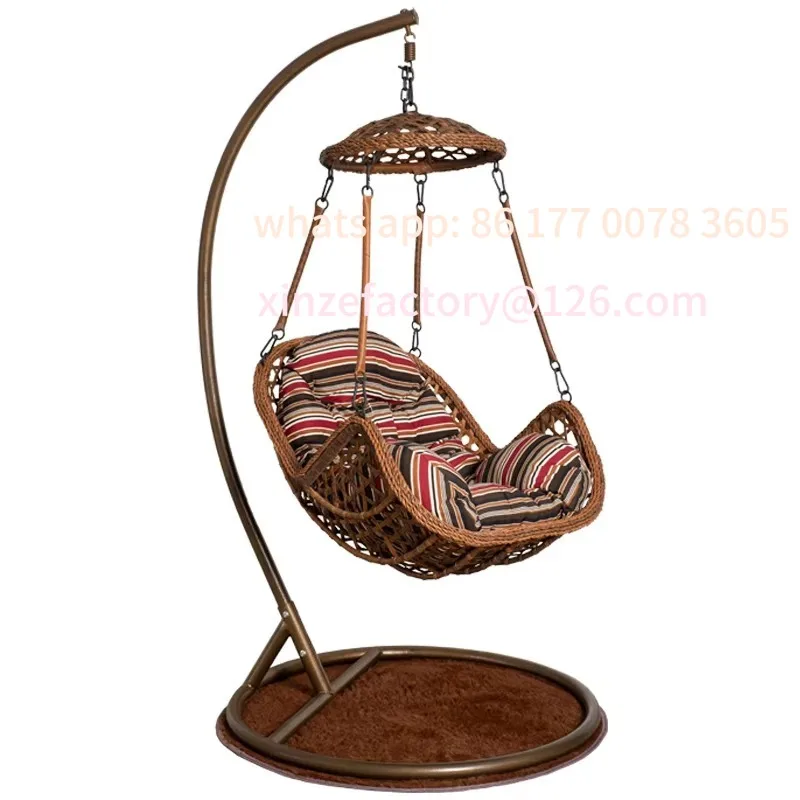 

Customizable Modern Elegant Adult Swing Chair Balcony Egg Swing Chair Standing Hammock Chair