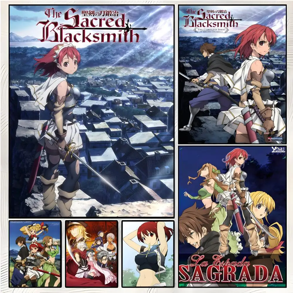 fantasy anime S-The Sacred Blacksmith Poster Superior Home Space Pub Indoor Decorative Art & Home Decor