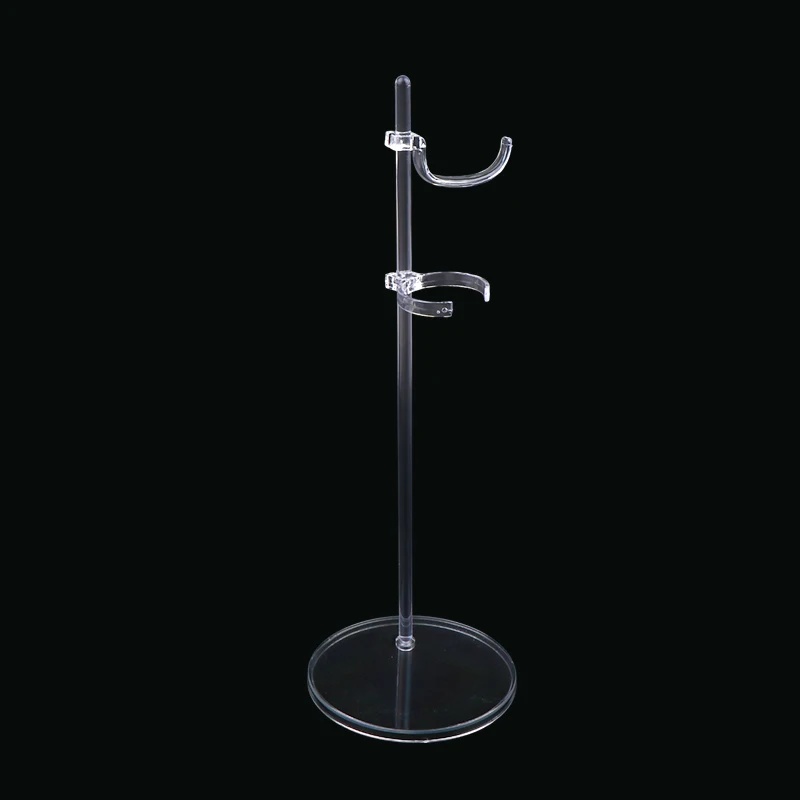 5 pezzi supporti per bambole casa delle bambole regolare espositore universale per bambole rack trasparenti supporto per modello manichino supporto per abito da bambola