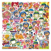 55pcs Children's Mathematics Enlightenment Animation Team Umizoomi Graffiti Stickers Teaching Materials DIY Kids Classics Toy