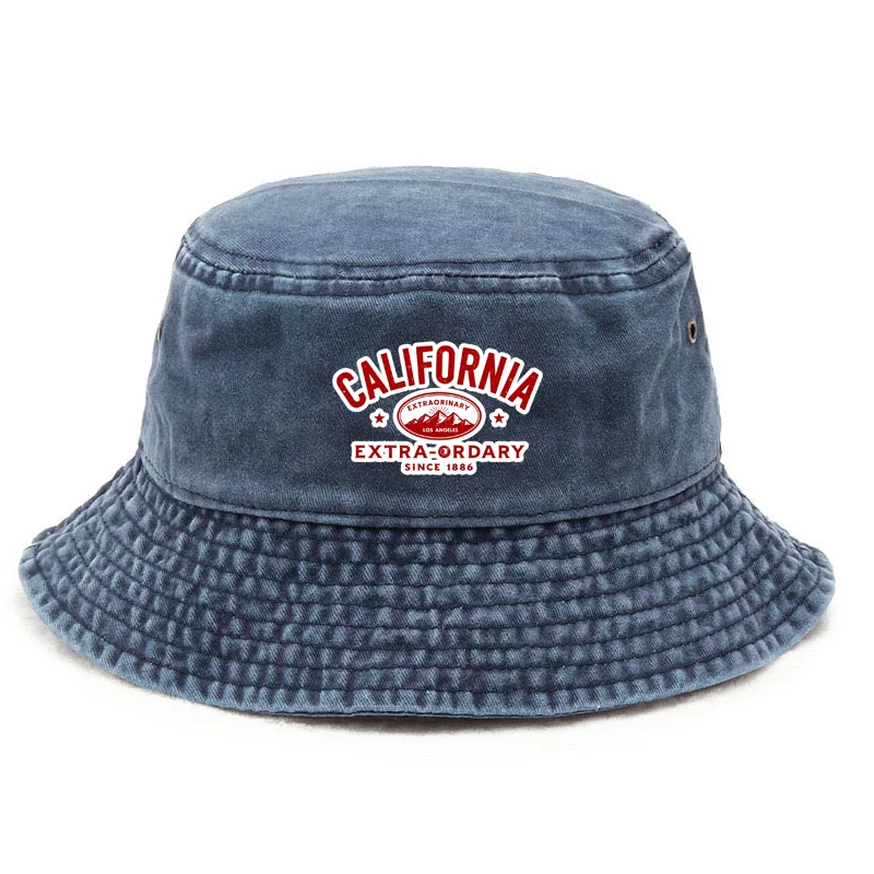 Personalizza Cappello da pescatore vintage in cotone lavato Cappello da pesca vintage per uomo Donna Protezione solare Cappellino da vacanza al mare all'aperto Cappelli da sole alla moda