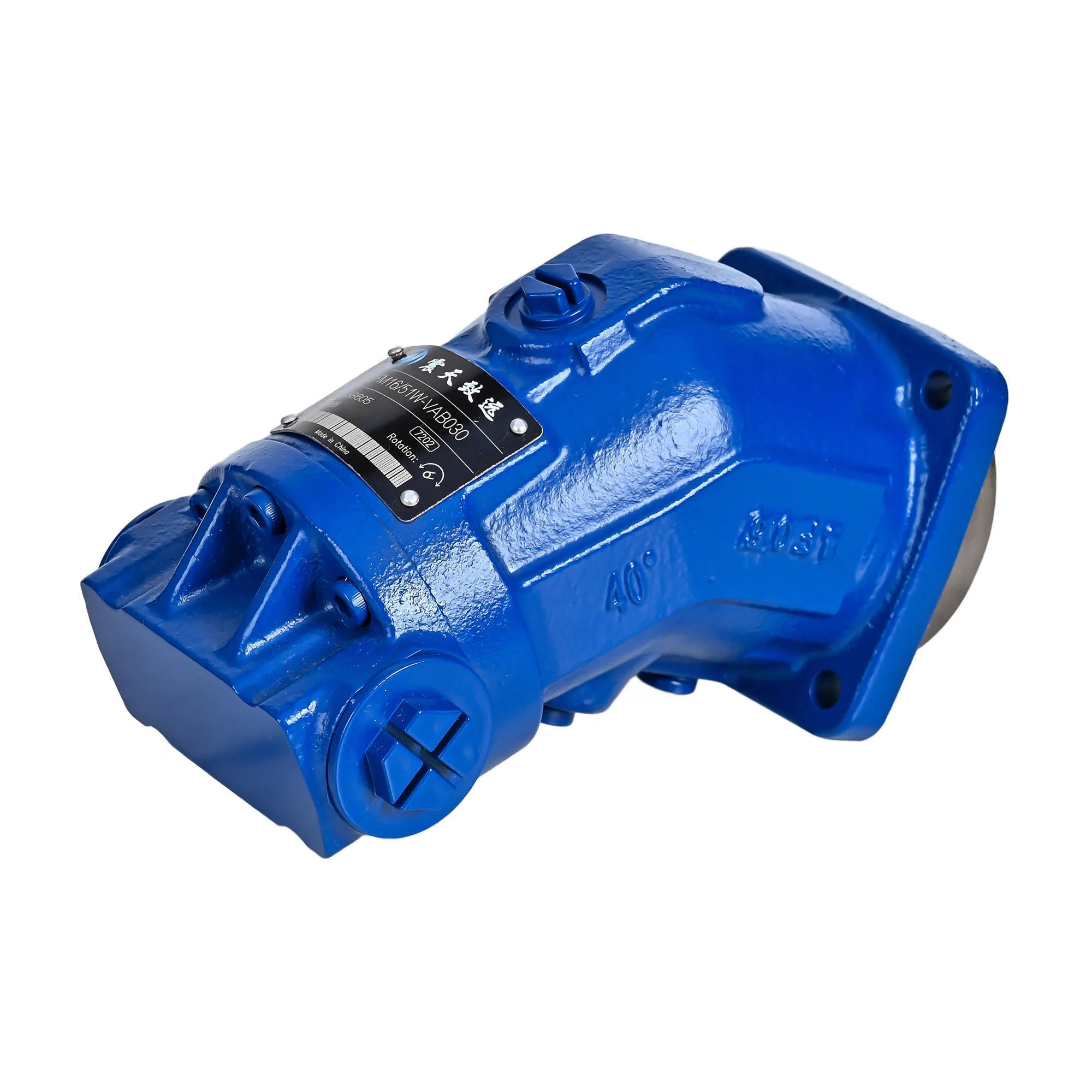 A2FM28/61W-PZB040 High-Pressure Fixed-Displacement Bent-Axis Axial Piston Motor A2FM28/61W-VPB030