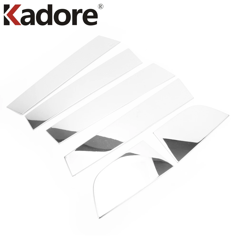 

Для Kia Rio 4 X-line 2018-2019 Седан: Стальные накладки на центральные стойки окон (B/C-стойки), декоративные полосы, аксессуары для автомобиля