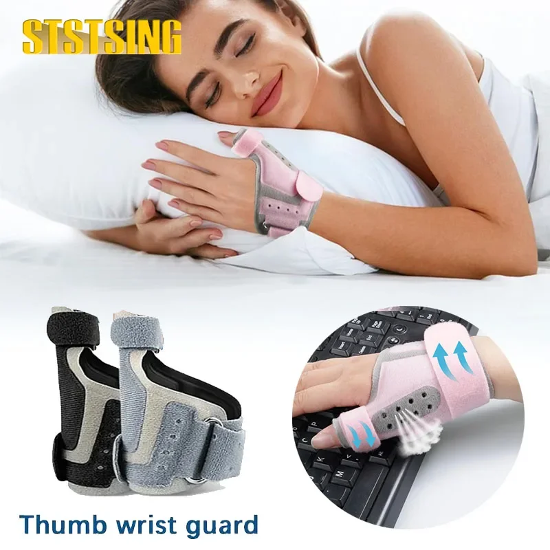 1Pcs Reversible Thumb&Wrist Stabilizer Splint for BlackBerry Thumb,Trigger Finger, Arthritis,Tendonitis, Sprained, Carpal Tunnel