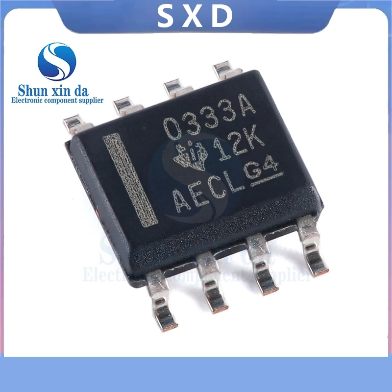 5PCS OPA333 OPA333AIDR OPA333AIDBVR OPA333AIDCKR SOIC-8 SOT23-5 SC70-5 O333A 0333A OAXQ 0AXQ BQY CMOS Operational Amplifiers IC