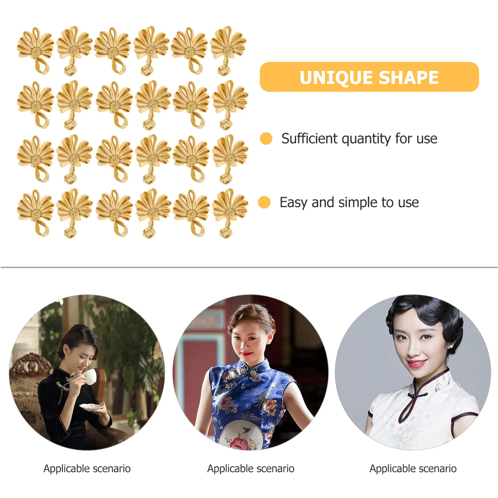 

12pcs Chinese Style Cloth Handmade Cheongsam Delicate Sewing For Clothing Decor Closure Buttons Fashionable Durable Handicraft