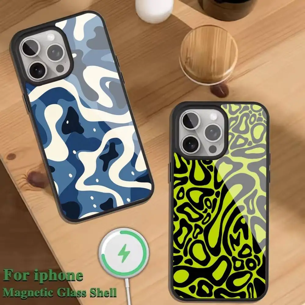 

Racing Driver L-Lando pattern Phone Case For Magnetic Wireless Charge Cover For iphone 16 15 14 13 12 11 Pro Max Plus Coque