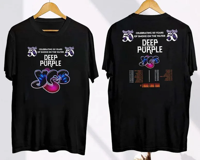 Deep Purple 1 More Time 2024 Tour T-Shirt, Deep Purple Band Fan Shirt, Deep Purp