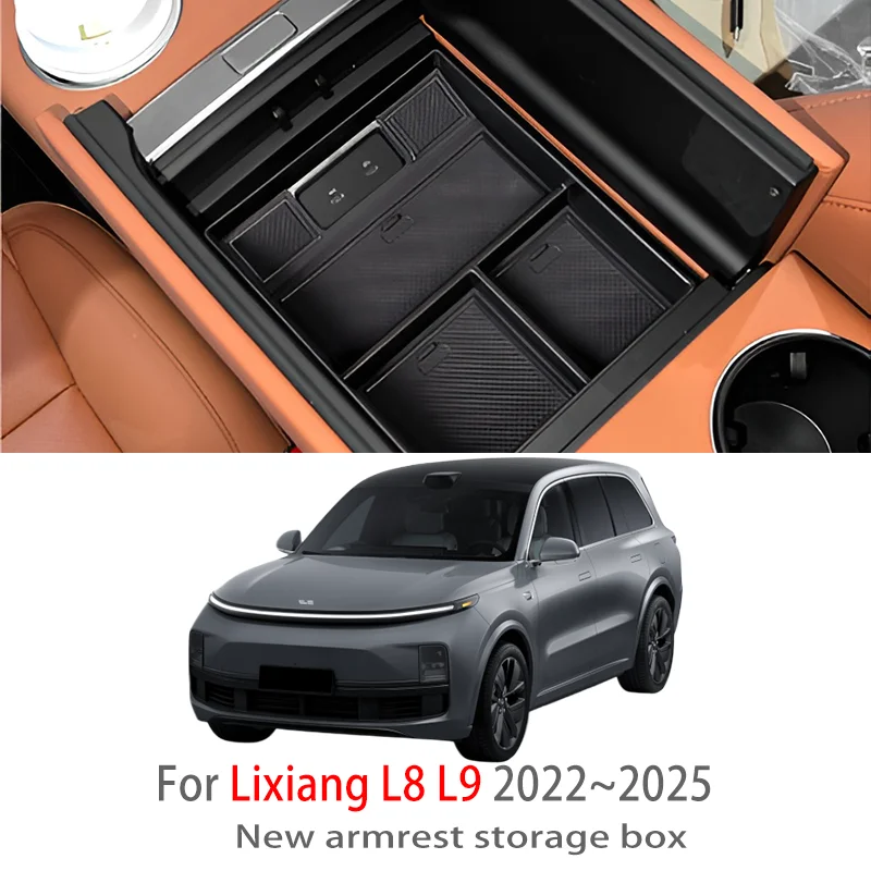 

Car Accessories For Lixiang L8 L9 2022~2025 2023 Center Console Armrest Storage Box Multifunctional Storage Auto Interior Parts