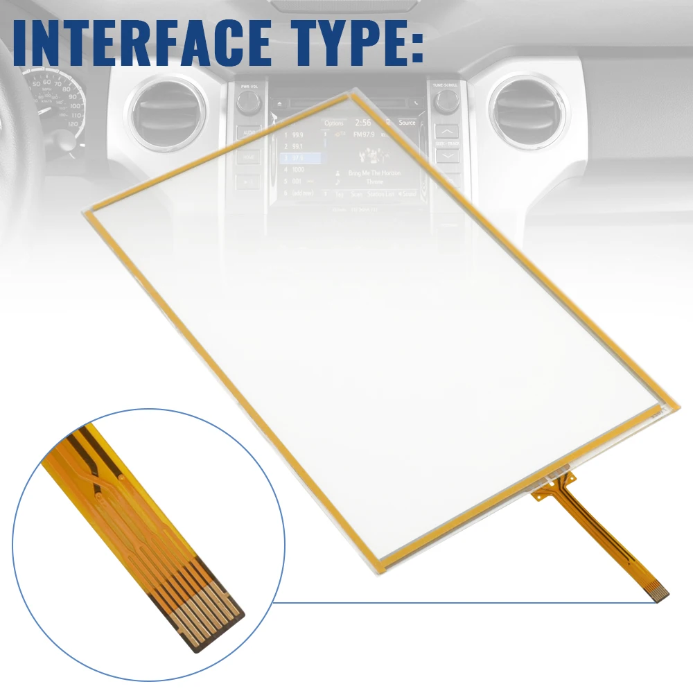LA070WV2-TD01 Only Touch Screen Digitizer for Toyota Grand Prius 7 Inch Touch Screen Display LA070WV2(TD)(01)