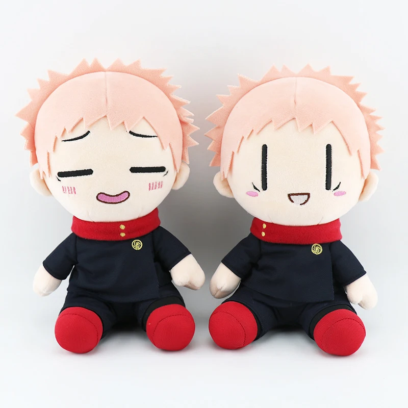 23cm  Plush Doll Anime Gojo Satoru Yuji Itadori Inumaki Toge Keychain Soft Stuffed plush Ornaments Pendant Toys