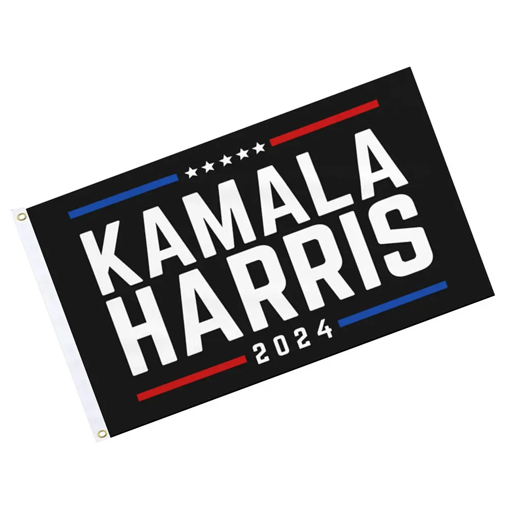 

BUTIFULSIC 2024 World Flag Banner Presidential Election Large Black Polyester Outdoor Decor