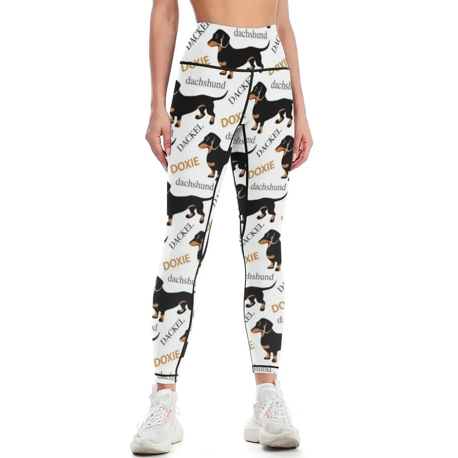 

Dachshund Lover's Pattern Leggings Women sportwear harem pants workout clothes for for physical Womens Leggings