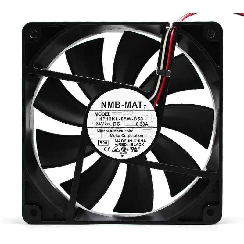 

New Cooler Fan for NMB 4710KL-05W-B50 DC24V 0.38A Cooling Fan 12025 120 * 120 * 25MM