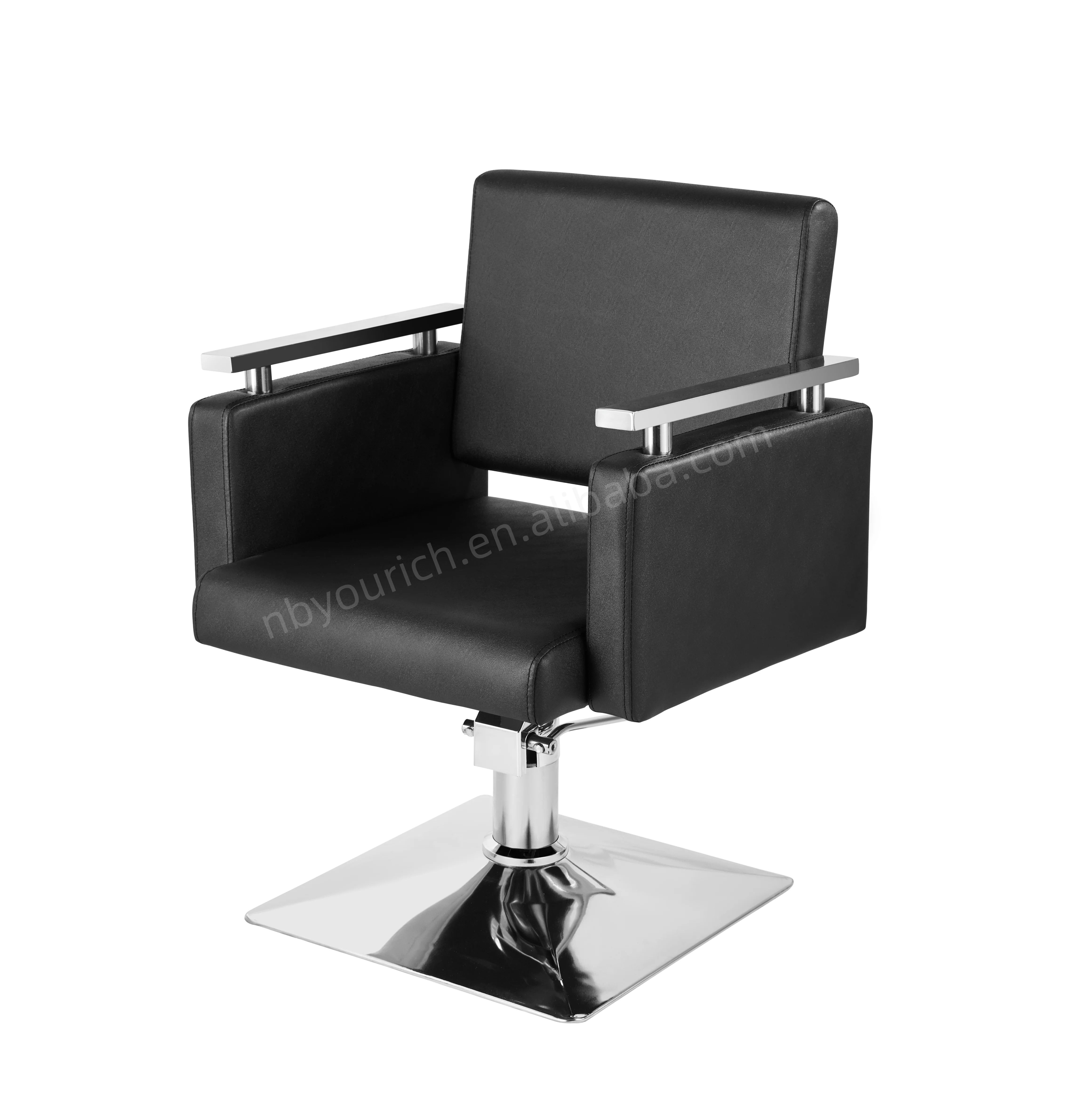 Wholesales Lady Styling Barber Chairs Black Women's Salon Chair 360 Degree Rotation Chairs for Beauty Salon