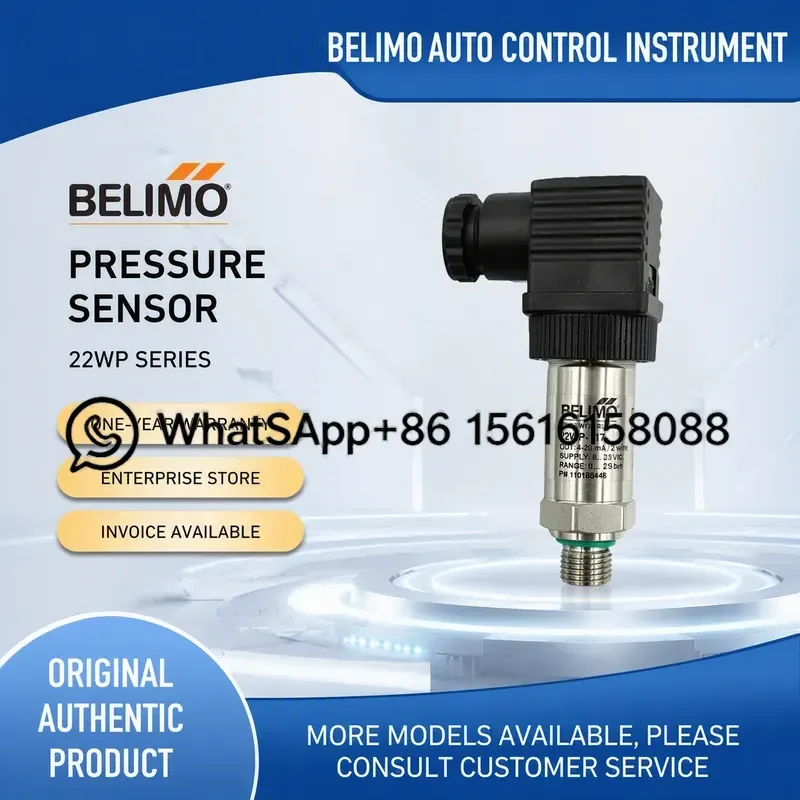 Belimo 22WP Liquid Refrigeration Pressure Sensor for 114 115 116 117 134 135 136 137 HVAC Chiller Industrial Transducer High