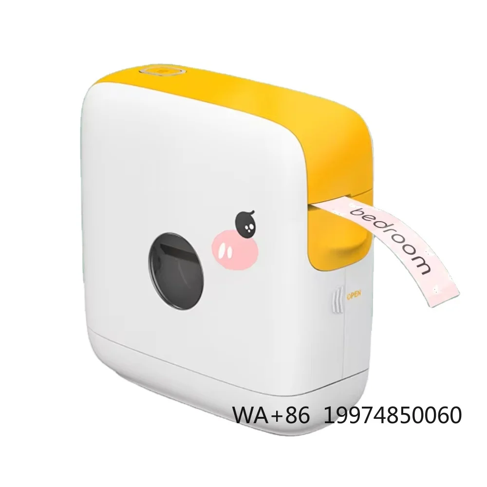 

Rechargeable Mini Label Printer Sticker Wireless bluetooth Thermal Sticker Label Maker Printer Machine for Android IOS PC