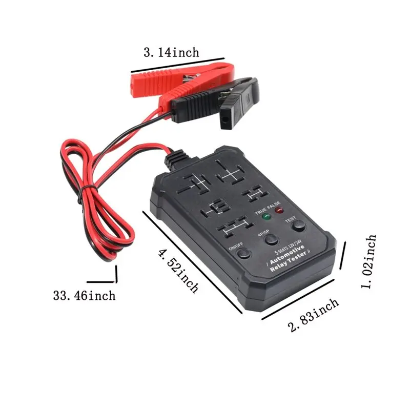 Automotive Relay Tester Voltage Tester Automotive Battery Inspector LED Indicator Universal 12V Automotive Electronic Relay Test view 6
