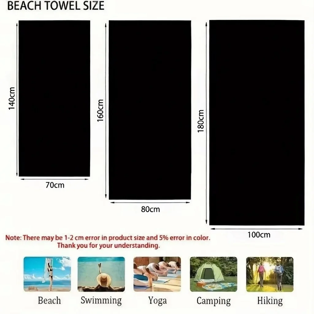 Dachshund Dog Striped Beach Towel, Sunscreen Windproof Patterned Absorbent Microfiber Blanket for Pool Camping Travel Swim