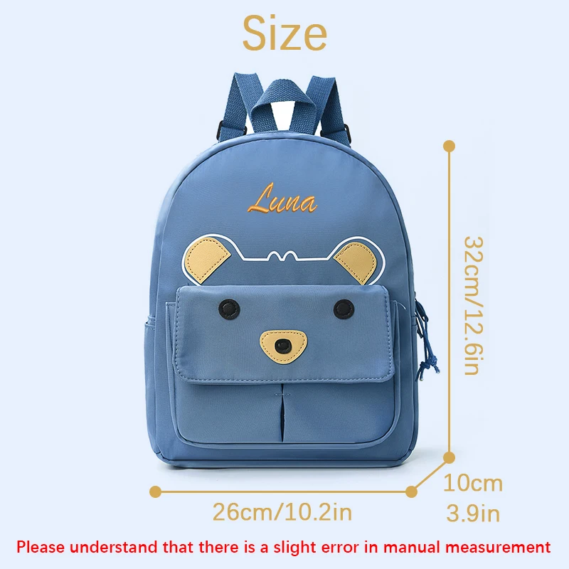 تصميم الراكون الكرتوني الجديد المطرز، رواية وعصرية، متوفر بـ 6 ألوان، حقيبة ظهر لطيفة، حقيبة ظهر كاجوال. #2