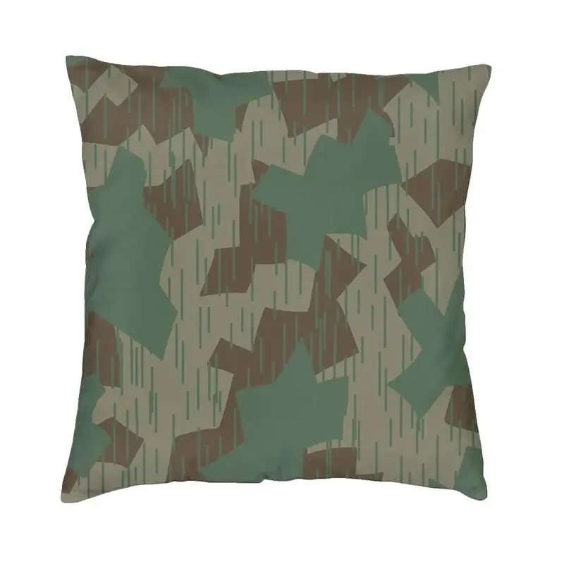 

Luxury World War 2 German Camouflage Sofa Cushion Cover Polyester Military Army Camouflage Pillow Case Decoration Pillowcase