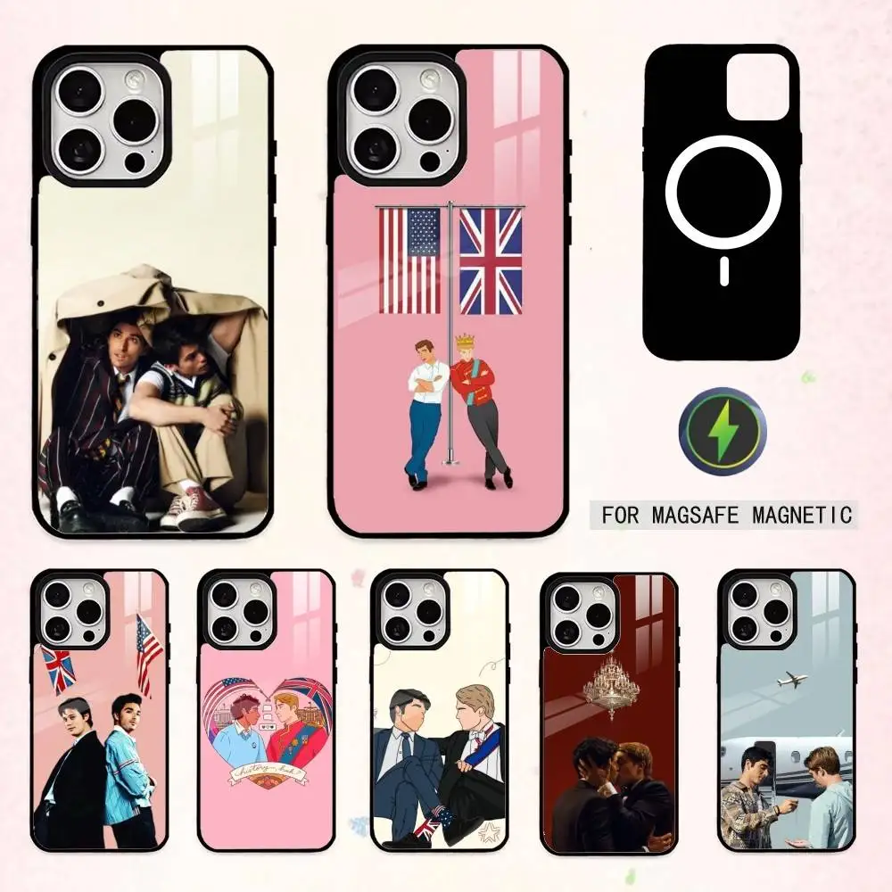 

R-Red W-White and royal blue Phone Case For iPhone17,16,15,14,13,12,11 Plus,Pro Max Magnetic For Magsafe Wireless Charging