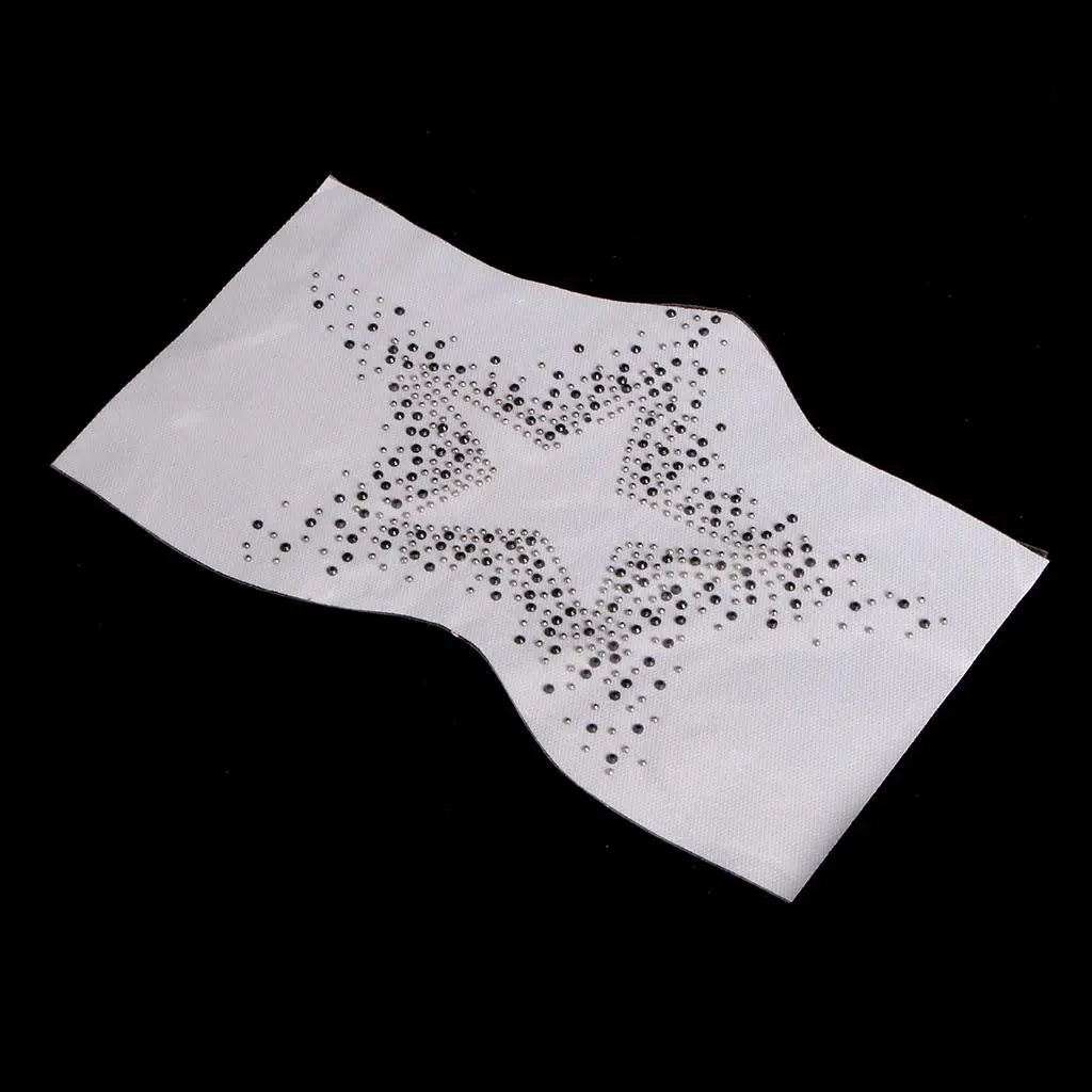 1 Piece Rhinestone Motif Star Hotfix 298 X 190 Mm Iron-on Appliqué Application Rhinestones for Pants T-Shirt Sweater Coat Decor