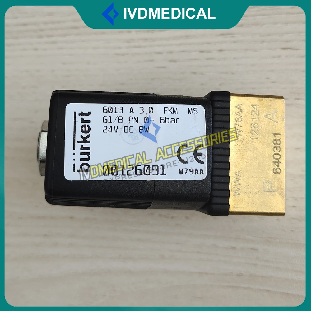 

Новый Dirui CS-T240 CS-T300 CS-300 CS-380 CS-400 Впускной клапан для воды Burkert 6013A 24 В постоянного тока 8 Вт Электромагнитный клапан