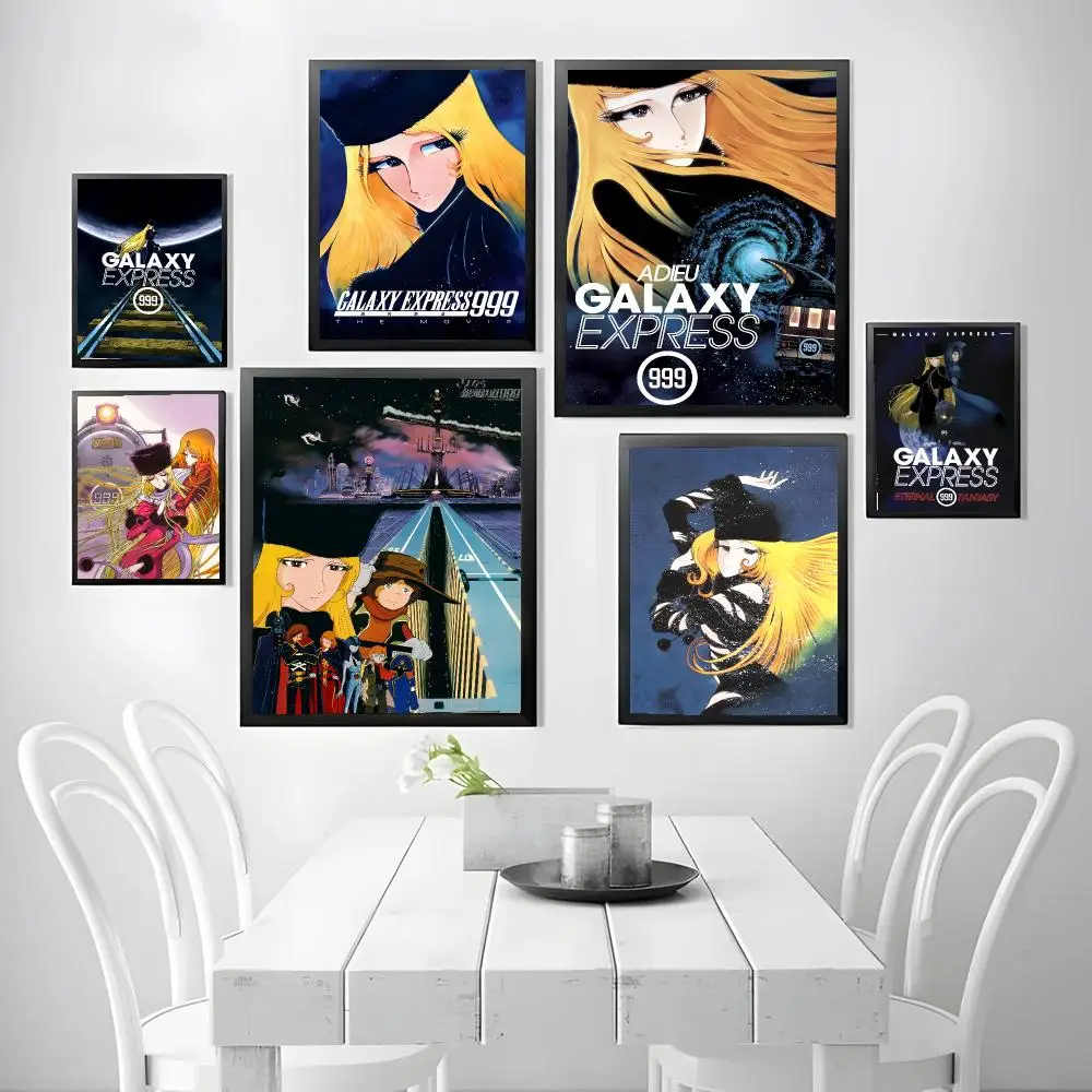 Anime G-Galaxy Express 999 Poster Wall decals, perfect for hallways, living rooms, and home decor