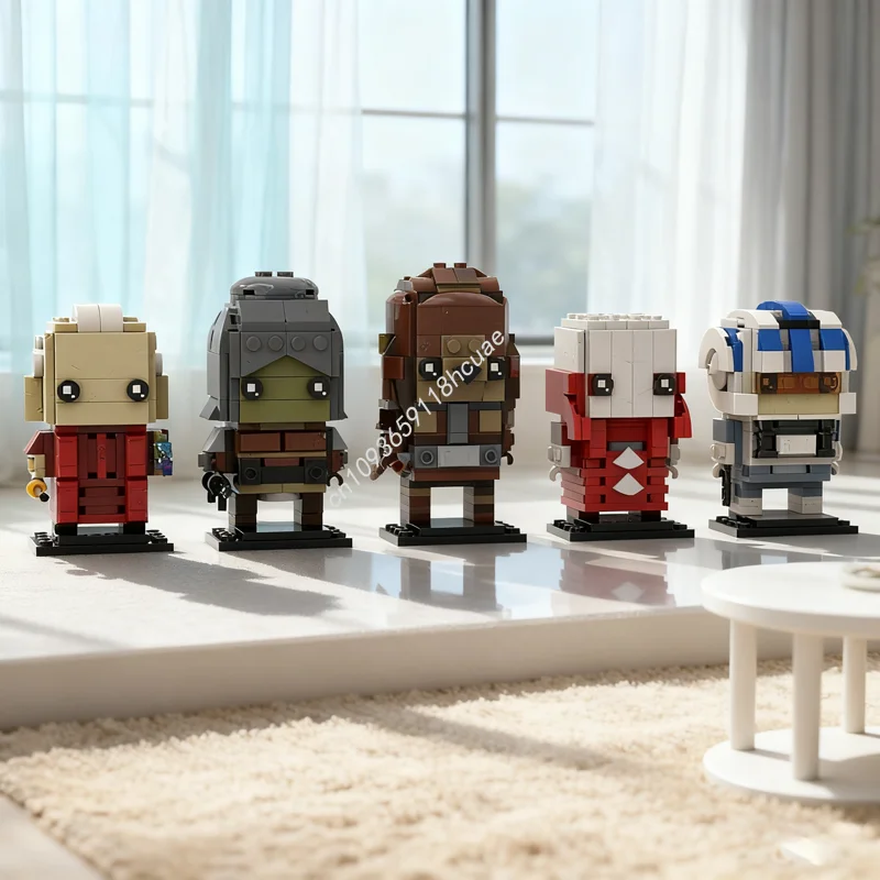 

645pcs MOC Revenge The Sith Brickheadz Star Battle Model Building Blocks Christmas Gift Construction Toy DIY Idea Kids Birthday