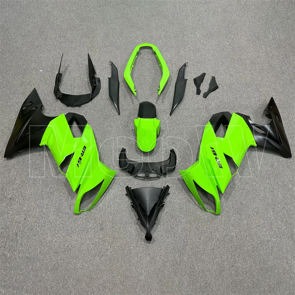 Motorcycle Fairing Set Body Kit Plastic Accessories Full Bodywork For Ninja650 Ninja 650 ER-6F ER6F 2009 2010 2011 green