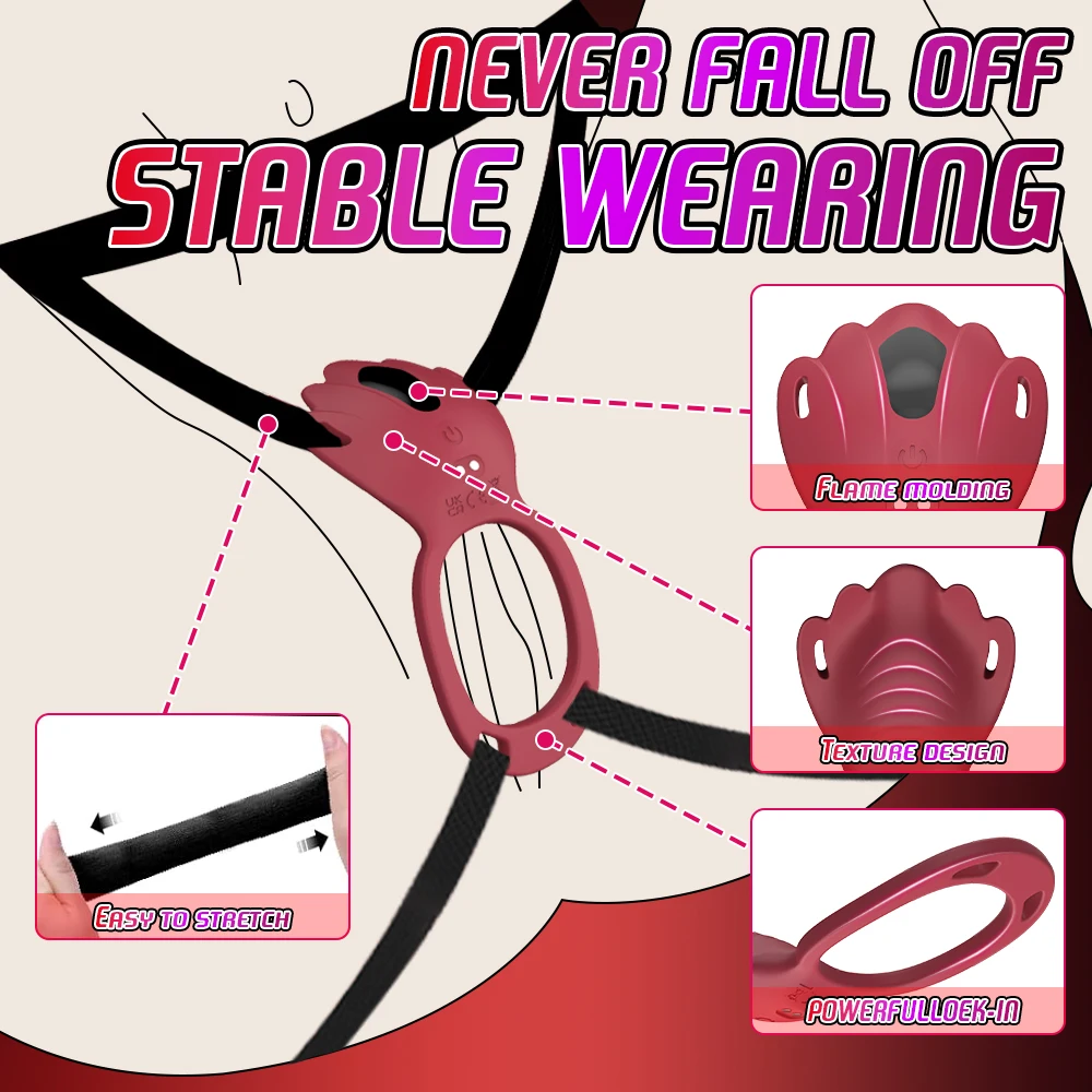 APP Fernbedienung Tragbare Höschen Vibrator für Frauen Klitoris Stimulator Vibrator Penis Ring für Männer Paare Sex Spielzeug Erwachsene Waren