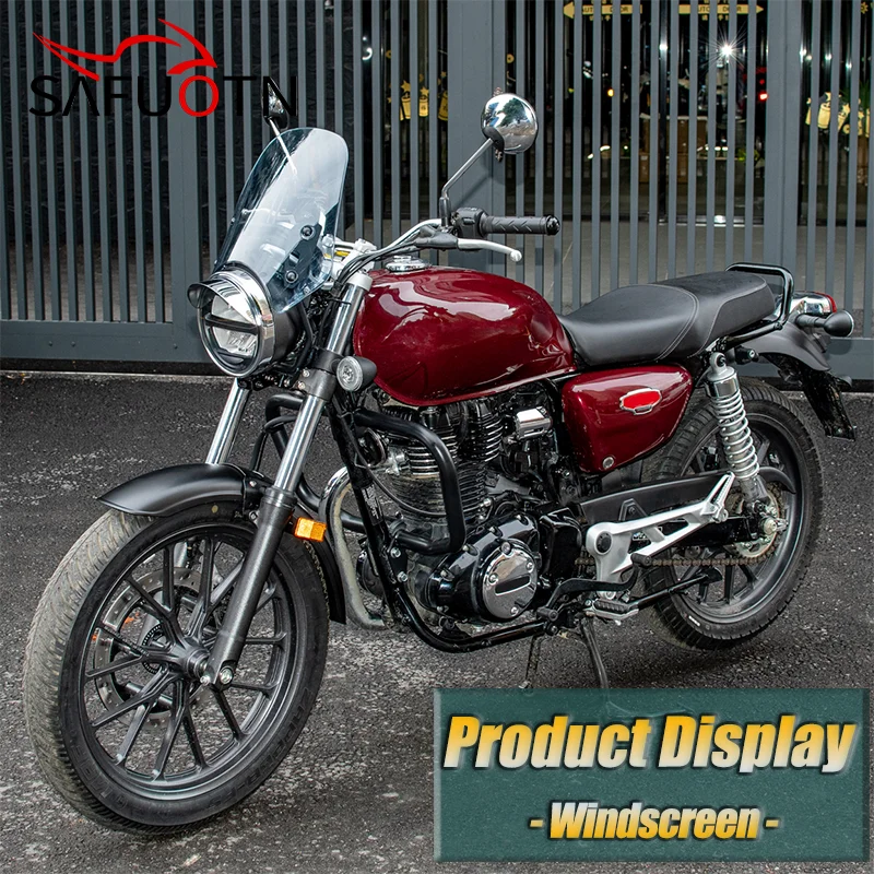 Windshield for Honda GB350 2023-2024 Clear Smoke PC