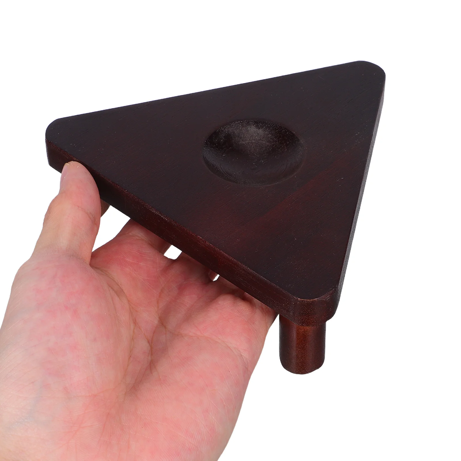 

Wood Ball Stand Triangular Basketball Holder Solid Wood Antiroll Sports Ball Rack Display for Basketball Football Volleyball