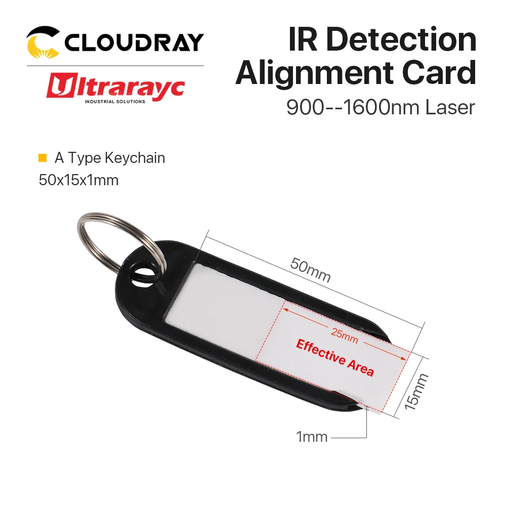 Ultrarayc IR Detection Alignment Card Infrared Dimmer Visualizer Calibrator Ceramic Plate For 900-1600nm Fiber Laser LED Diode