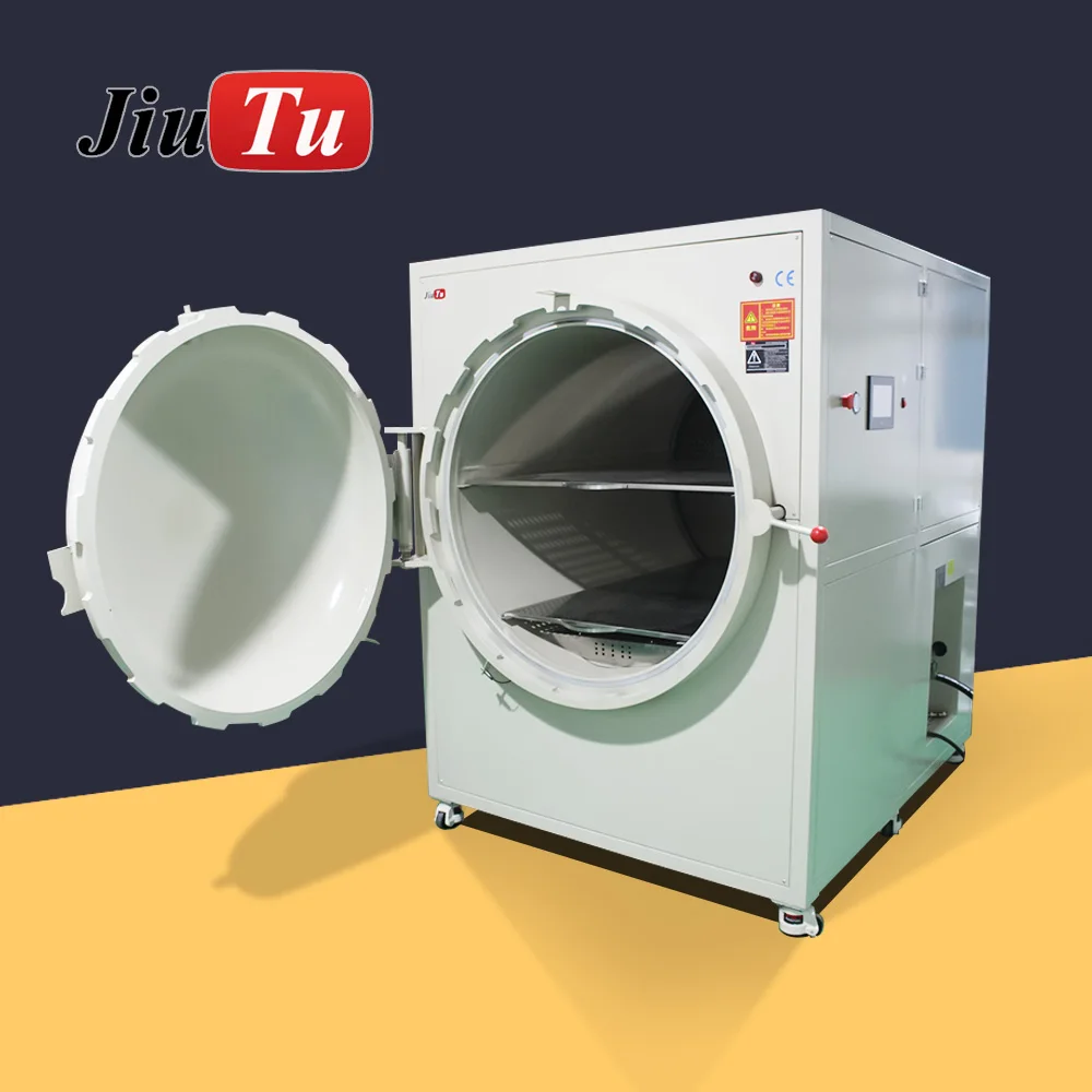 800*1200mm Industrie Opto-elektronica Hogedruk Gesegmenteerde Bellen Remover Voor ITO + CG FILM + CG CTP + LCD Bubble Verwijderen Machine