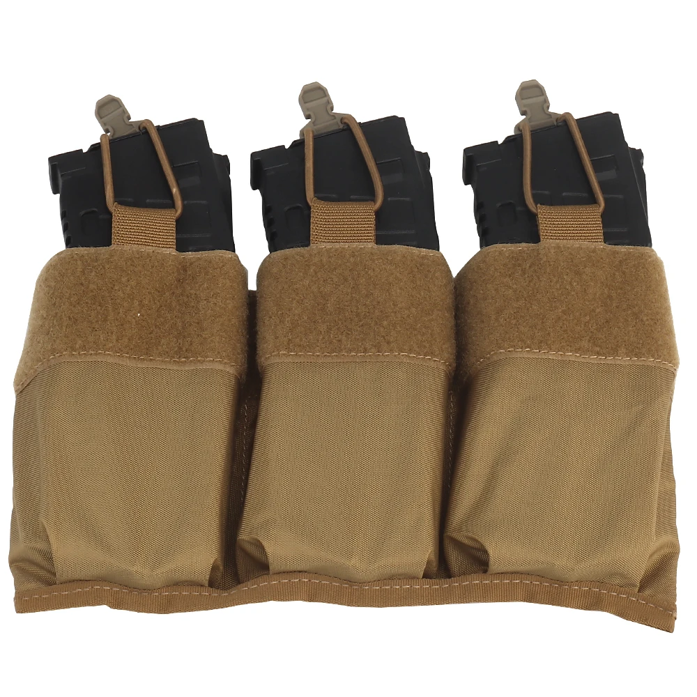 Bolsa para revistas Triple 762, bolsa frontal DOPE, paquete de inserción de canguro, retención de cordón de choque elástico, lengüetas de acceso rápido Ferro