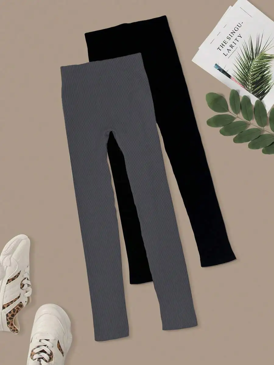 

Solid Color Seamless Compression Leggings Yoga Pants For Women
