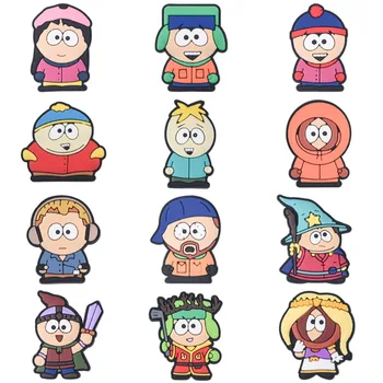 Cartoon-Schuh-Charms, Dekoration für Damen, Herren, Jungen, Mädchen, PVC-Armband, Sandalen, Clog-Zubehör, Partygeschenke