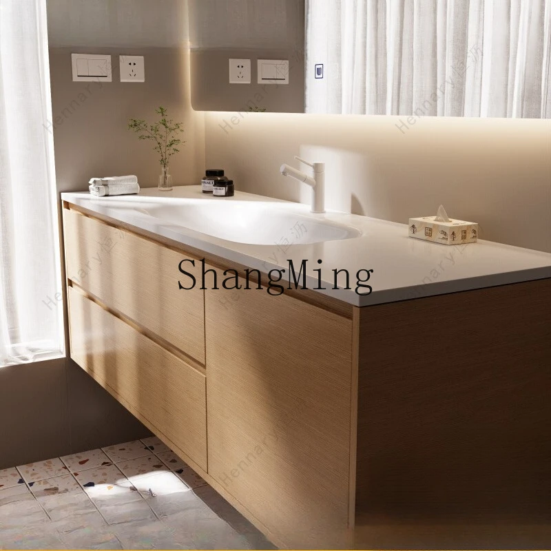 

ZYY all-aluminum honeycomb aluminum bathroom cabinet integrated basin log wind toilet washbasin bathroom cabinet