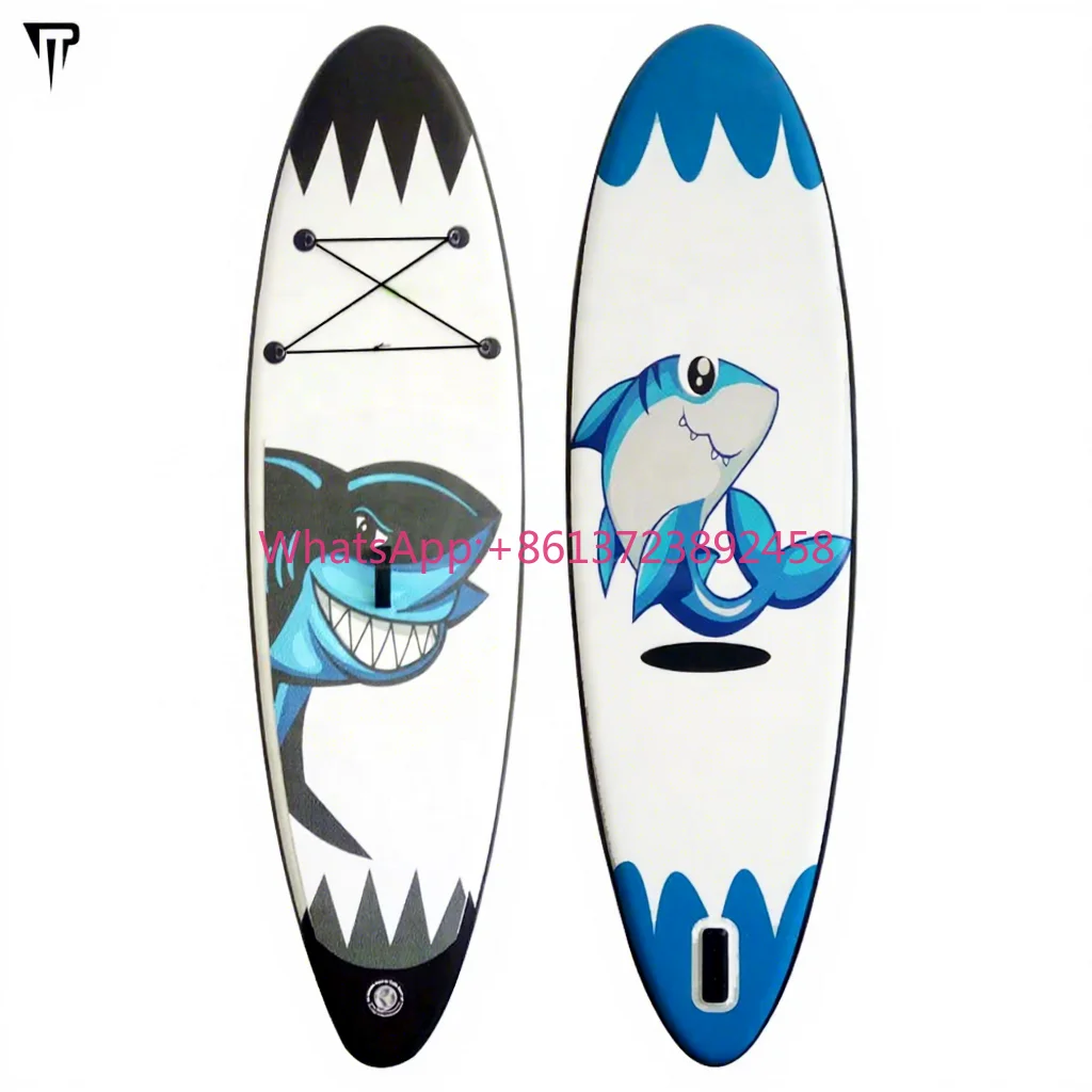 JTRDA Tabla de Surf Inflable de 250 cm, Tamaño Pequeño, con Tecnología Drop Stitch, Ecológica, Portátil, Diseño Colorido y Atractivo para Niños, Capacidad de 90 kg