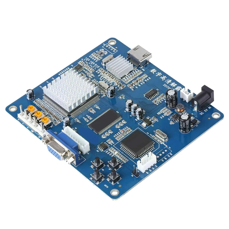 

Converter HD Video Output Converter Board VGA/RGB/CGA/EGA/YUV To -Compatible For Arcade Blue Game Machine Video Converter