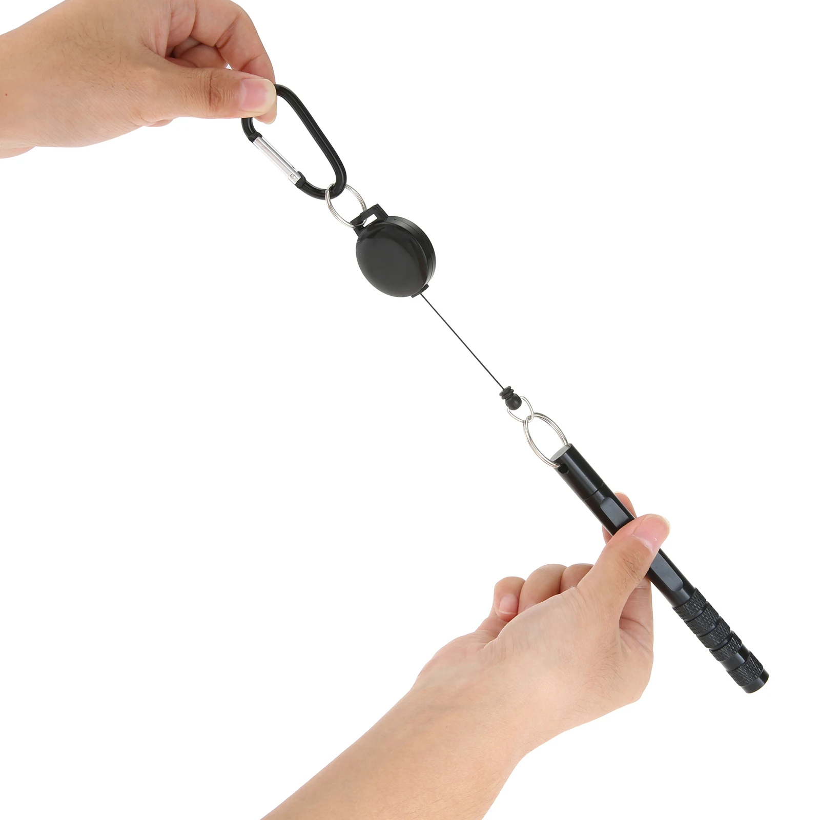 1pc Golf Club Groove Sharpener for Wedges V and U Shape Grooves with Carabiner & 22inch Cord Golf Accessories Aluminum Alloy