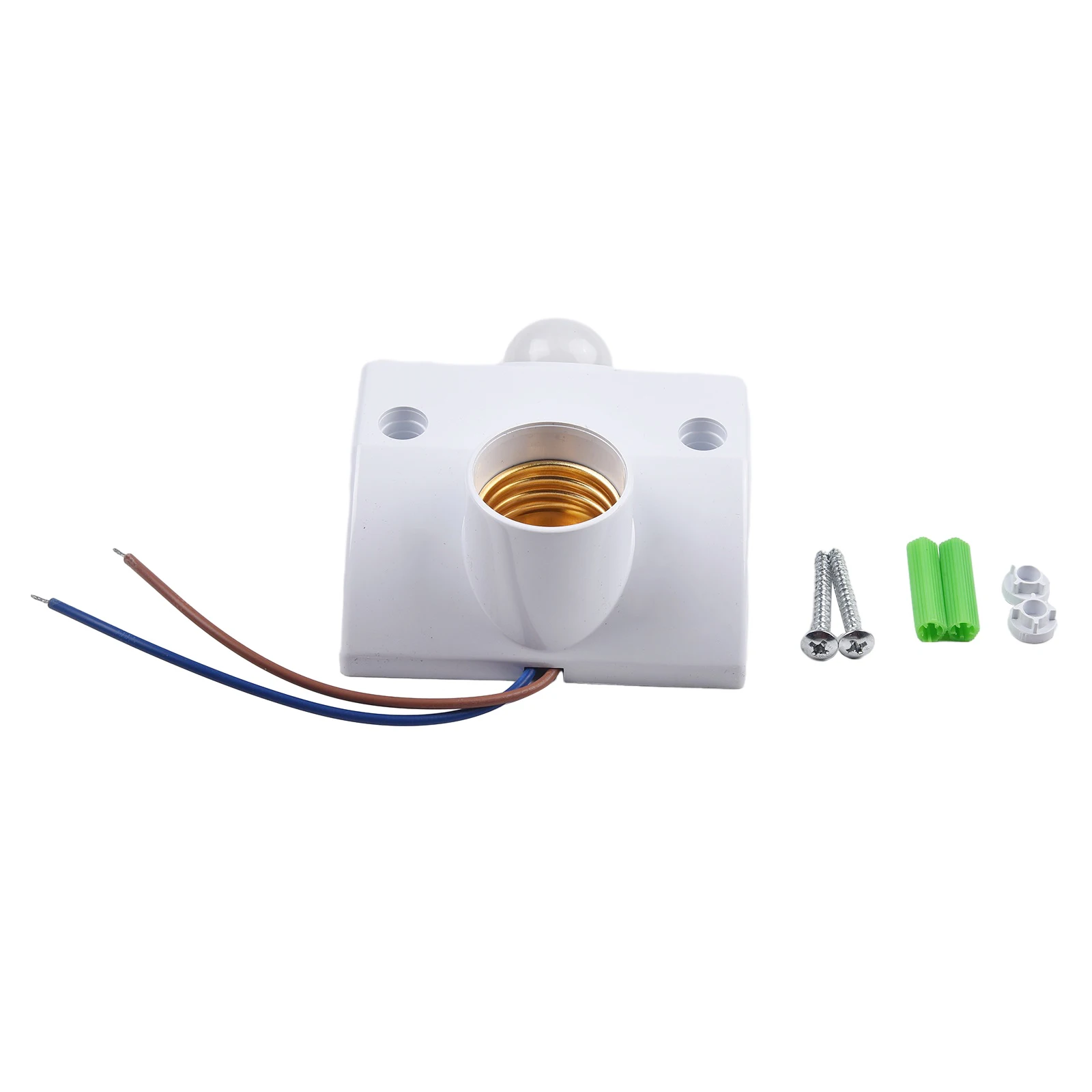 Imagem -03 - Pir Sensor de Movimento Tomada de Luz Suporte Automático da Lâmpada Armário Escadas Corredores Ferramenta Despensa Acessórios Lâmpada E27 ac 110240v